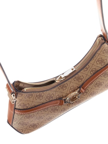 Guess Schultertasche in Beige/ Hellbraun - (B)28 x (H)16,5 x (T)6 cm