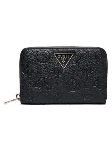 Guess Portfel w kolorze czarnym - 14 x 9.5 cm