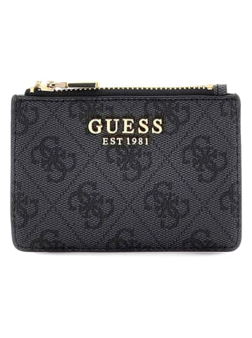 Guess Etui w kolorze antracytowym na karty - 11 x 7,5 x 1 cm