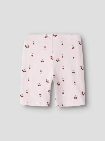 name it 2-delige set: fietsshorts "Vivian" lichtroze/zwart