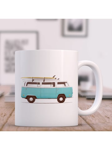 WOOOP Tasse "Van" in Weiß - 330 ml