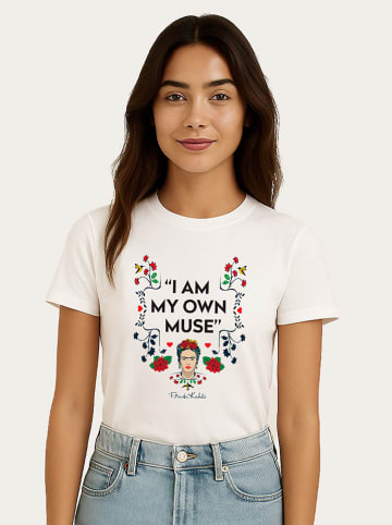 WOOOP Shirt "Frida Kahlo Muse" wit