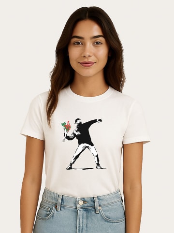 WOOOP Shirt "Banksy Love" wit