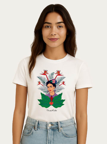 WOOOP Koszulka "Frida Kahlo Jungle" w kolorze białym