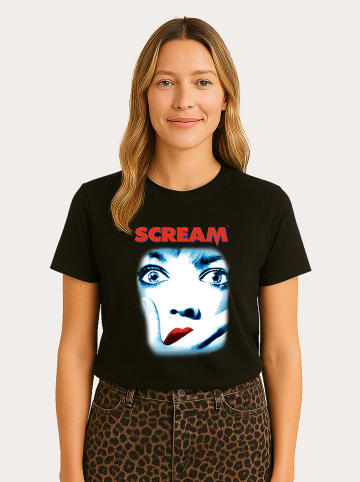 WOOOP Koszulka "Scream Official Movie Poster" w kolorze czarnym
