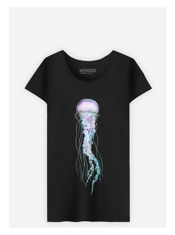 WOOOP Koszulka "Space Jelly" w kolorze czarnym