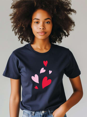 WOOOP Shirt in Dunkelblau