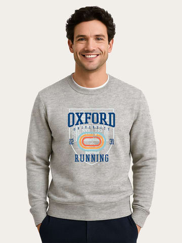 WOOOP Sweatshirt "Oxford Universite Running" grijs