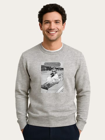 WOOOP Sweatshirt "Skateboard! Magazine Powerplaces" grijs