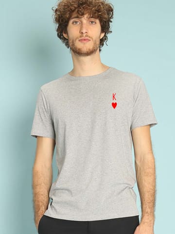 WOOOP Shirt "King" in Grau