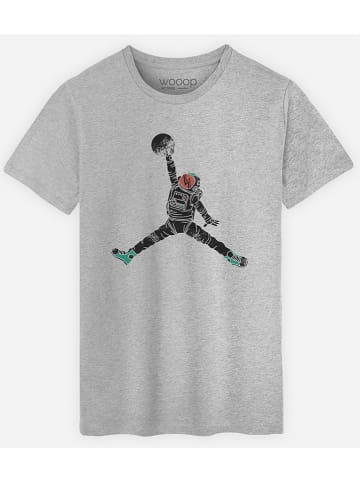 WOOOP Shirt "Space Dunk" in Grau