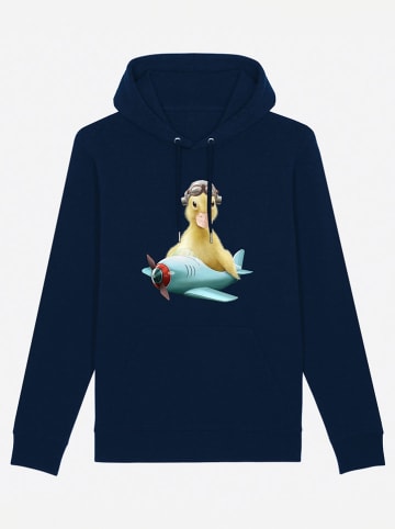 WOOOP Hoodie in Dunkelblau