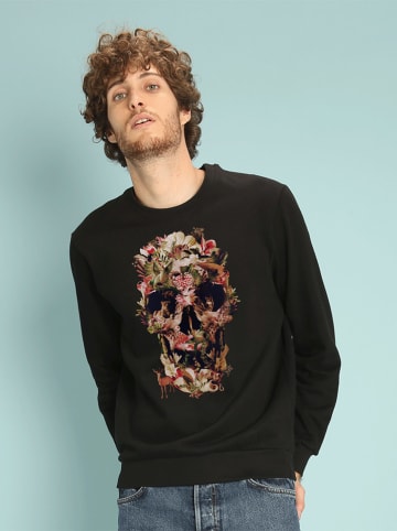 WOOOP Sweatshirt "Jungle Skull" in Schwarz