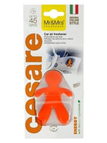 Mr & Mrs Fragrance Autoduft ''Cesare - Energy'' in Orange