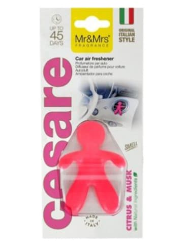Mr & Mrs Fragrance Autoparfum ''Cesare - Citrus & Musk'' roze