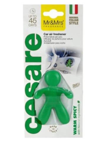 Mr & Mrs Fragrance Autoparfum ''Cesare - Warm Spicy'' groen
