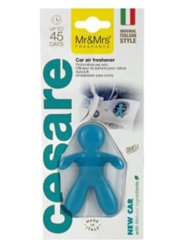 Mr & Mrs Fragrance Autoparfum ''Cesare - New Car'' blauw