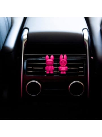 Mr & Mrs Fragrance Zapachy samochodowe (2 szt.) "Andy & Frida - Frida Secret" w kolorze różowym