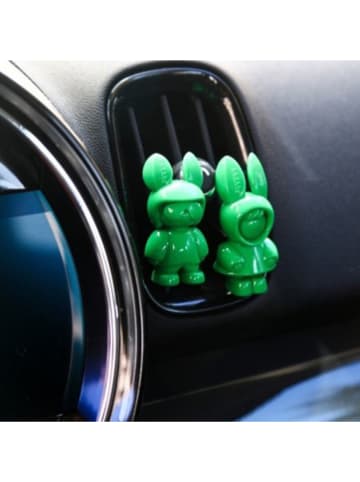 Mr & Mrs Fragrance 2-delige set: autoparfums ''Andy & Frida - Absolute Wild'' groen