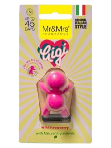 Mr & Mrs Fragrance Autoduft ''Gigi - Wild Strawberry'' in Pink