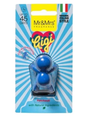 Mr & Mrs Fragrance Autoduft ''Gigi - Patchouli'' in Blau