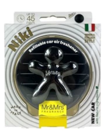 Mr & Mrs Fragrance Autoduft ''Niki - New Car'' in Silber