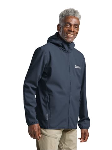 Jack Wolfskin Softshelljas "Bornberg" donkerblauw