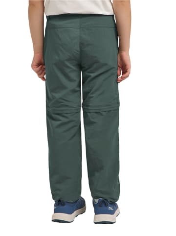 Jack Wolfskin Spodnie funkcyjne Zipp-Off "Safari" w kolorze zielonym