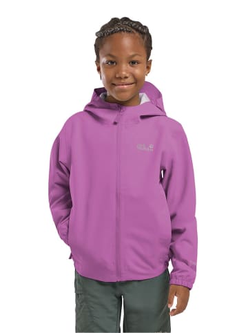 Jack Wolfskin Regenjacke "Flaze" in Lila