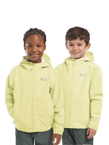 Jack Wolfskin Regenjacke "Flaze" in Gelb