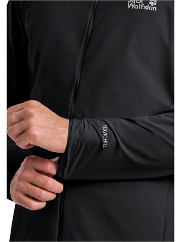 Jack Wolfskin Softshelljacke "Prelight Stride" in Schwarz
