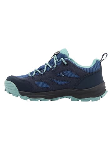 Jack Wolfskin Leren trekkingschoenen "Vojo Tour Texapore Mid" donkerblauw