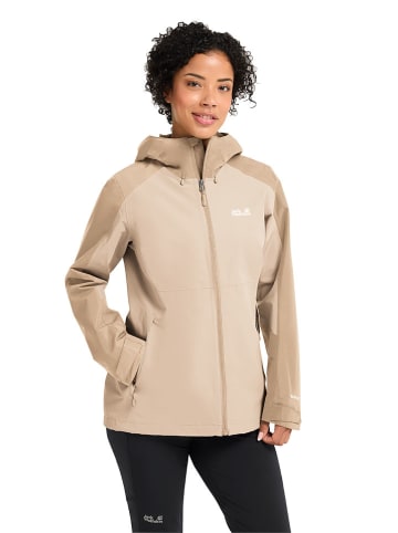 Jack Wolfskin Regenjas "Wildbound" beige