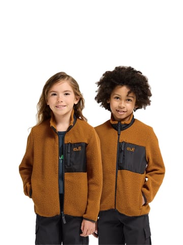 Jack Wolfskin Fleece vest "Lite Curl" lichtbruin