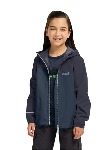 Jack Wolfskin Regenjacke "Adventuretribe" in Dunkelblau