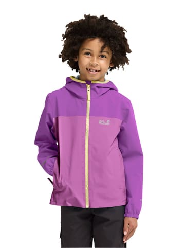Jack Wolfskin Regenjacke "Adventuretribe" in Lila