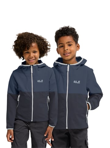 Jack Wolfskin Kurtka softshellowa "Sandbird" w kolorze granatowym