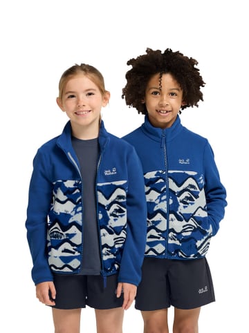 Jack Wolfskin Kurtka polarowa "Paw Era 100" w kolorze niebieskim