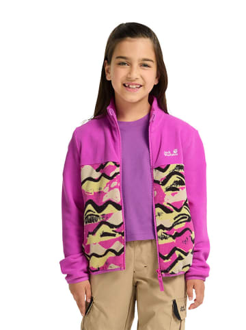 Jack Wolfskin Fleecejacke "Paw Era 100" in Lila