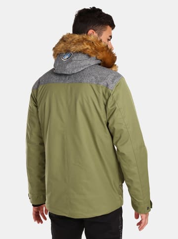 Kilpi Winterjacke "Alpha" in Grün/ Grau
