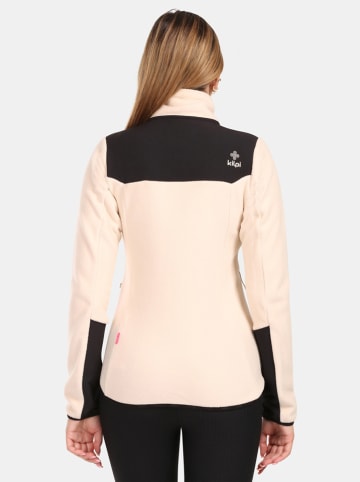 Kilpi Fleecejacke "Kajaani" in Beige/ Schwarz