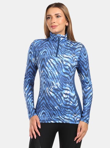 Kilpi Thermounterhemd "Willea" in Blau/ Weiß