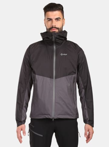 Kilpi Funktionsjacke "Hurricane" in Schwarz/ Grau