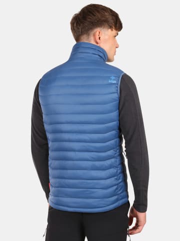 Kilpi Daunenweste "Kenai" in Blau/ Weiß