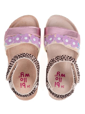 billowy Sandalen "Rosso" paars