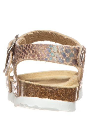 billowy Sandalen in Rosa/ Bunt