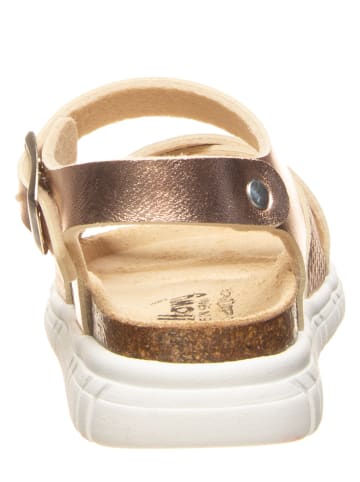 billowy Sandalen in Roségold