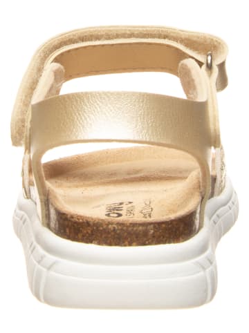 billowy Sandalen in Gold