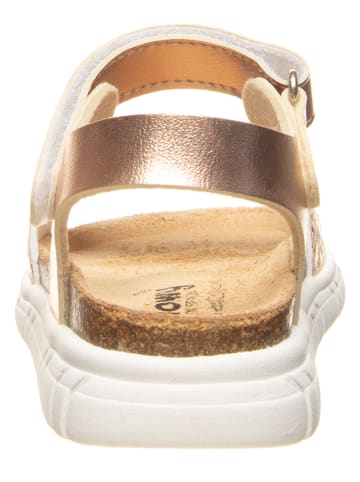 billowy Sandalen in Roségold