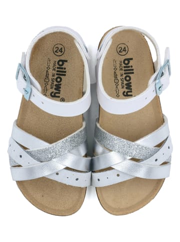 billowy Sandalen zilverkleurig